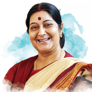 Sushma Swaraj Ji B.A