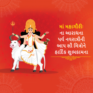 Navratri Day 8 Mahagauri Maa