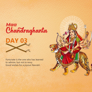 Navratri Day 3 Chandraghanta Maa