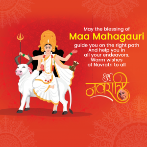 Navratri Day 8 Mahagauri Maa