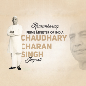 Chaudhary Charan Singh Ji B.A