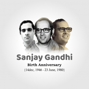Sanjay Gandhi JI B.A