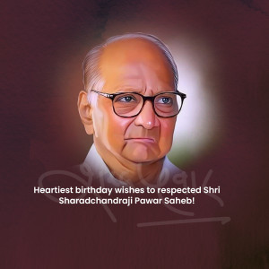 HBD Sharad Pawar Ji
