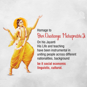 Chaitanya Mahaprabhu Jayanti