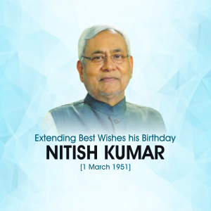 Nitish Kumar ji B'Day