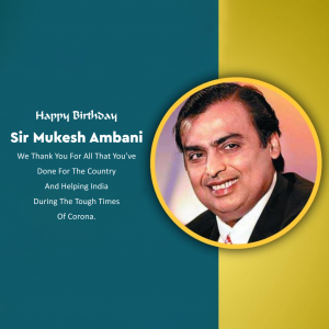 Mukesh Ambani Ji B'Day