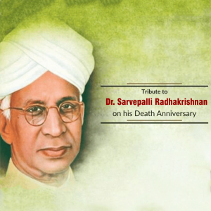 Sarvepalli Radhakrishnan Ji D.A