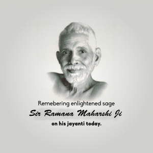 Ramana Maharshi Ji B.A
