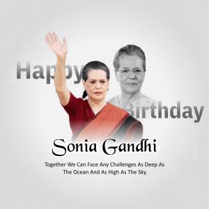 Sonia Gandhi Ji B'Day