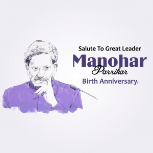 Manohar Parrikar Ji B.A