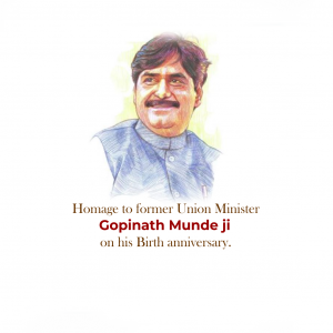 Gopinath Munde Ji B.A