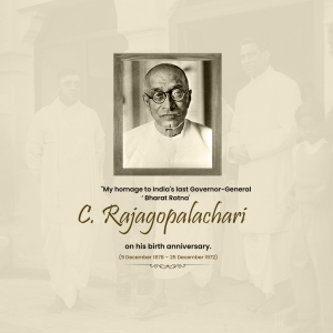C. Rajagopalachari Ji B.A