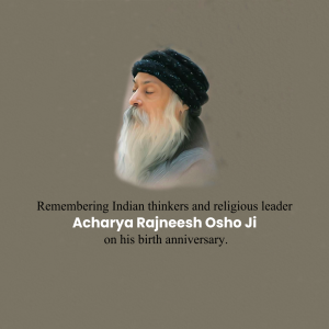 Acharya Rajneesh Jayanti