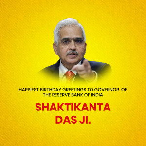 Shaktikanta Das Ji B'Day