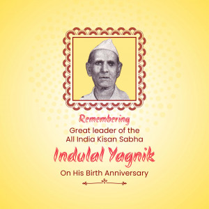 Indulal Yagnik Ji B.A