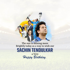 Sachin Tendulkar Ji B'Day
