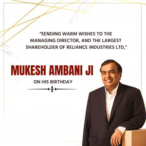 Mukesh Ambani Ji B'Day