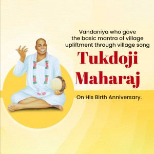 Tukdoji Maharaj B.A