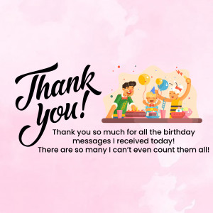 Birthday Thanks Wishes