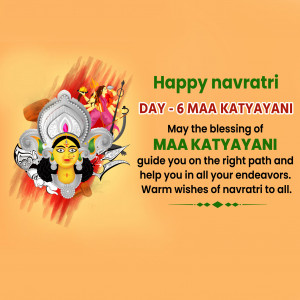 Navratri Day 6 Katyayani Maa