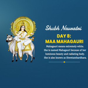Navratri Day 8 Mahagauri Maa