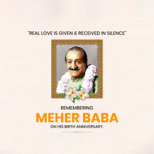 Avatar Meher Baba Ji B.A