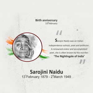 National Woman's Day & Sarojini Naidu B.A