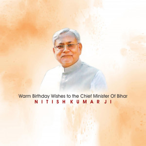 Nitish Kumar ji B'Day