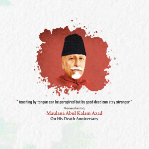 Maulana Abul Kalam Azad Ji D.A