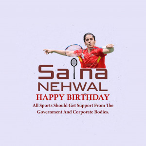 Saina Nehwal Birthday
