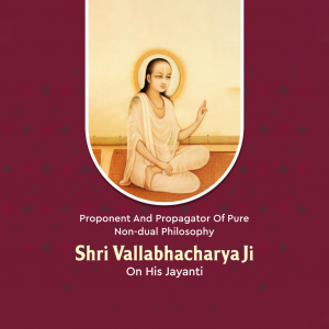 Vallabhacharya Jayanti