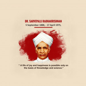 Sarvepalli Radhakrishnan Ji D.A