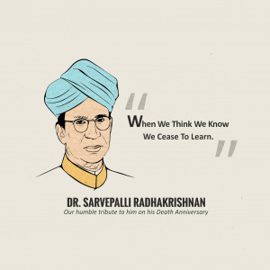 Sarvepalli Radhakrishnan Ji D.A