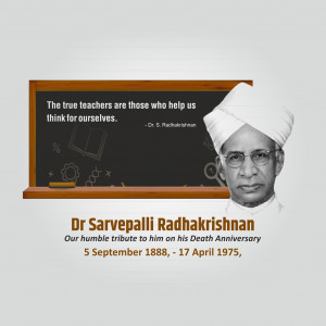 Sarvepalli Radhakrishnan Ji D.A