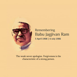 Jagjivan Ram Ji Jayanti