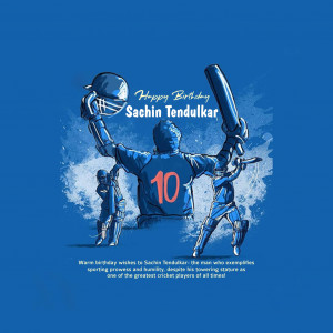 Sachin Tendulkar Ji B'Day