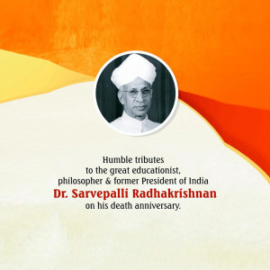 Sarvepalli Radhakrishnan Ji D.A