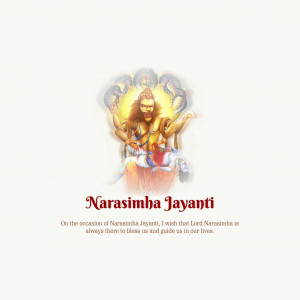 Narasimha Jayanti