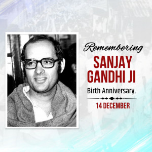 Sanjay Gandhi JI B.A