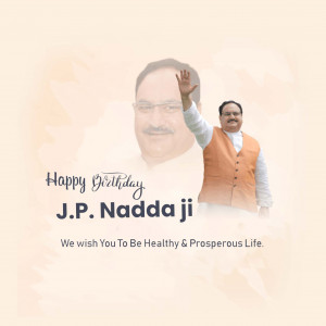 HBD J. P. Nadda Ji