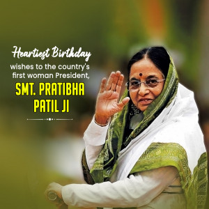 HBD Pratibha Patil Ji