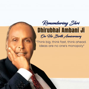 Dhiruibhai Ambani Ji B.A
