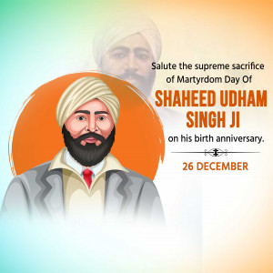 Udham Singh Ji Birth Anniversary