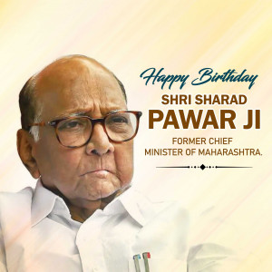 HBD Sharad Pawar Ji