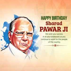 HBD Sharad Pawar Ji