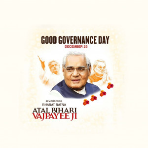 Atal Bihari Vajpayee B.A / Good Governance Day