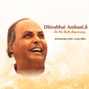 Dhiruibhai Ambani Ji B.A