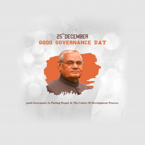 Atal Bihari Vajpayee B.A / Good Governance Day