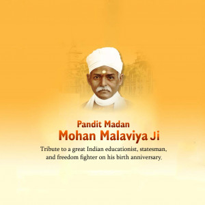 Madan Mohan Malviya Ji B.A