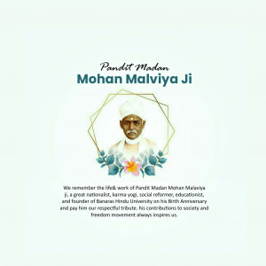 Madan Mohan Malviya Ji B.A